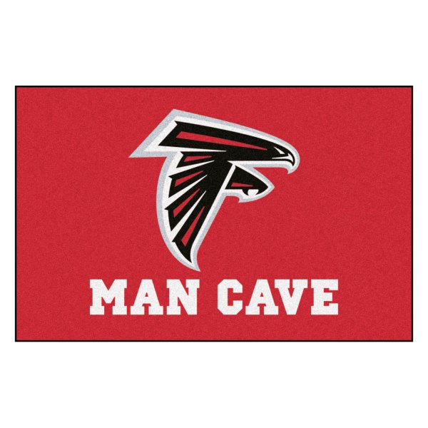 FanMats® - Atlanta Falcons 19" x 30" Nylon Face Man Cave Starter Mat with "Falcon" Logo