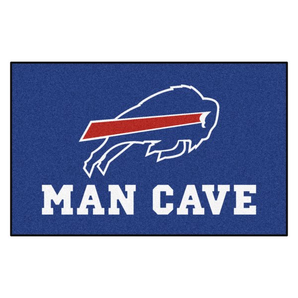 FanMats® - Buffalo Bills 60" x 96" Nylon Face Man Cave Ulti-Mat with "Buffalo" Logo