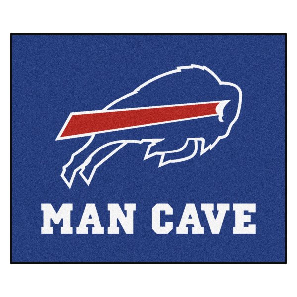 FanMats® - Buffalo Bills 59.5" x 71" Nylon Face Man Cave Tailgater Mat with "Buffalo" Logo