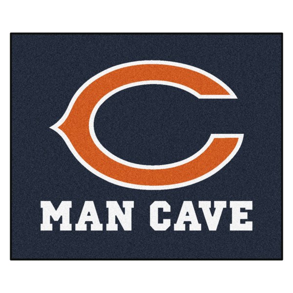 FanMats® - Chicago Bears 59.5" x 71" Nylon Face Man Cave Tailgater Mat with "C" Logo