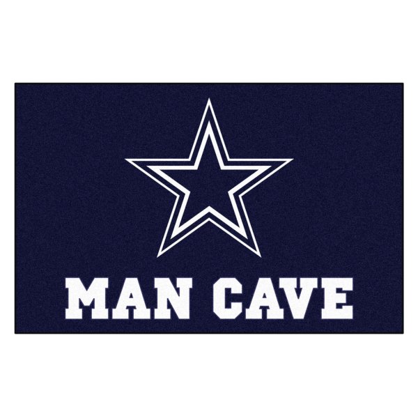 FanMats® - Dallas Cowboys 19" x 30" Nylon Face Man Cave Starter Mat with "Star" Logo