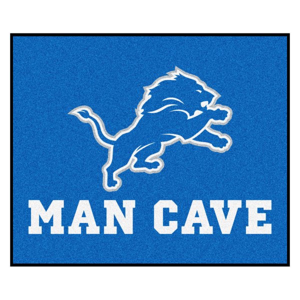 FanMats® - Detroit Lions 59.5" x 71" Nylon Face Man Cave Tailgater Mat with "Lion" Logo