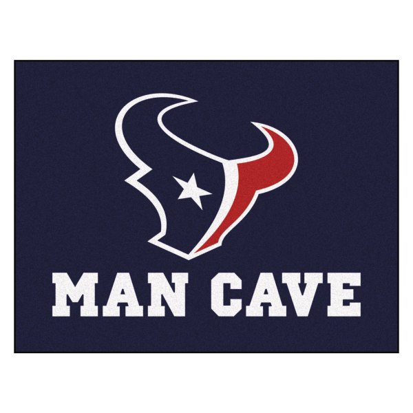 FanMats® - Houston Texans 33.75" x 42.5" Nylon Face Man Cave All-Star Floor Mat with "Texans" Logo
