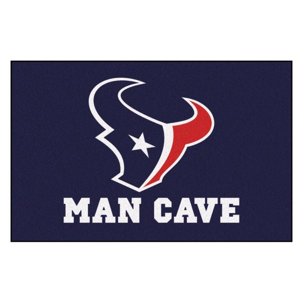 FanMats® - Houston Texans 19" x 30" Nylon Face Man Cave Starter Mat with "Texans" Logo