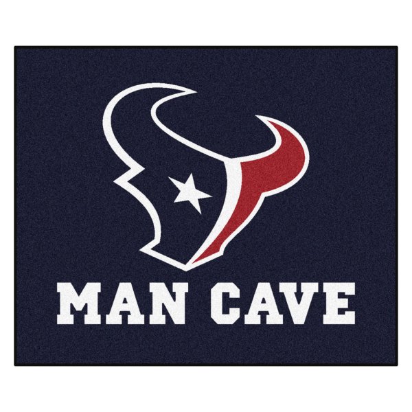 FanMats® - Houston Texans 59.5" x 71" Nylon Face Man Cave Tailgater Mat with "Texans" Logo