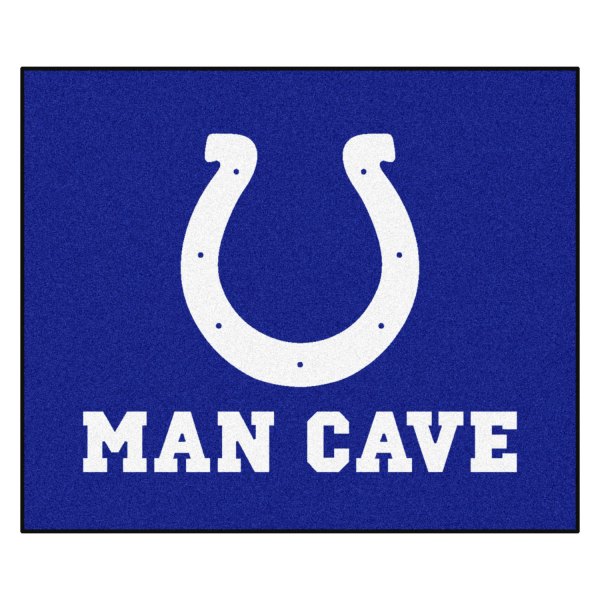 FanMats® - Indianapolis Colts 59.5" x 71" Nylon Face Man Cave Tailgater Mat with "Horseshoe" Logo