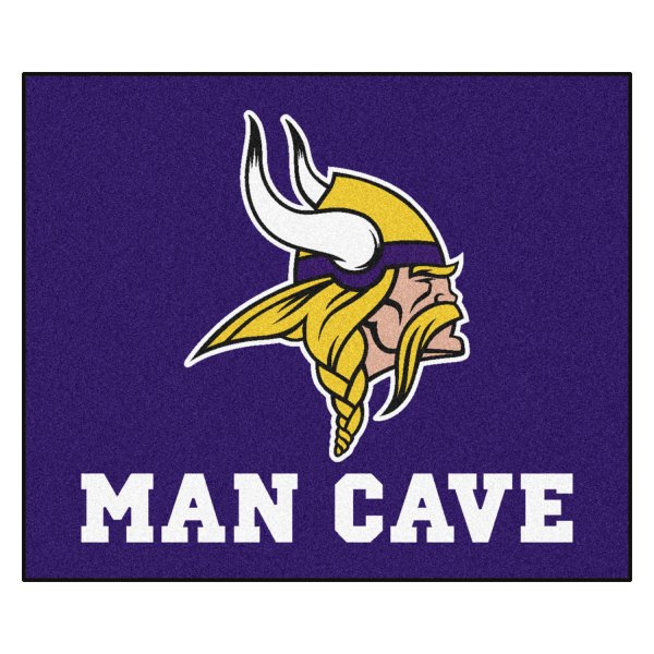 FanMats® - Minnesota Vikings 59.5" x 71" Nylon Face Man Cave Tailgater Mat with "Viking" Logo