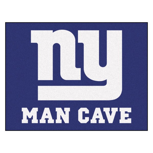 FanMats® - New York Giants 33.75" x 42.5" Nylon Face Man Cave All-Star Floor Mat with "NY" Logo
