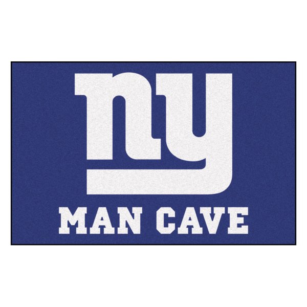 FanMats® - New York Giants 19" x 30" Nylon Face Man Cave Starter Mat with "NY" Logo