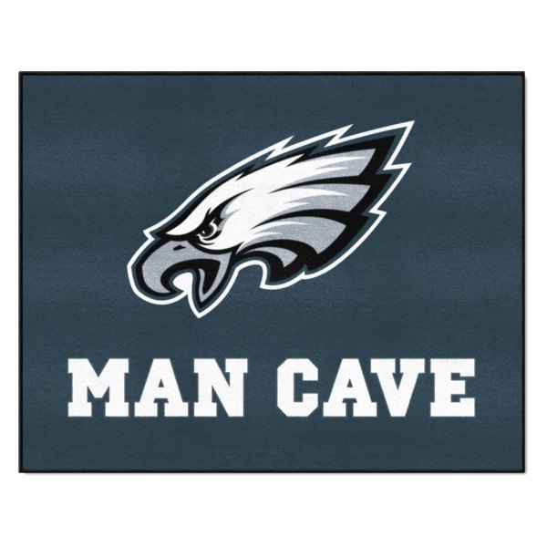 FanMats® - Philadelphia Eagles 33.75" x 42.5" Nylon Face Man Cave All-Star Floor Mat with "Eagles" Logo