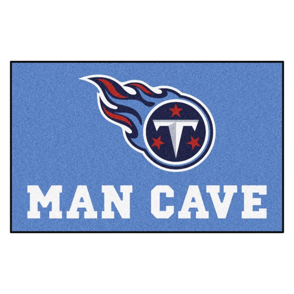 FanMats® - Tennessee Titans 60" x 96" Nylon Face Man Cave Ulti-Mat with "Comet T" Logo