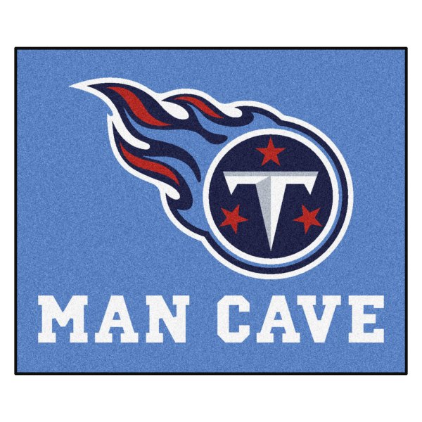 FanMats® - Tennessee Titans 59.5" x 71" Nylon Face Man Cave Tailgater Mat with "Comet T" Logo
