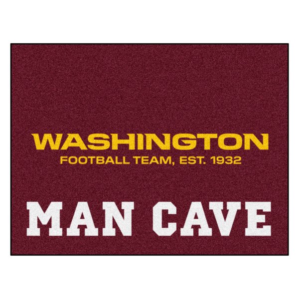 FanMats® - Washington Football Team 33.75" x 42.5" Nylon Face Man Cave All-Star Floor Mat