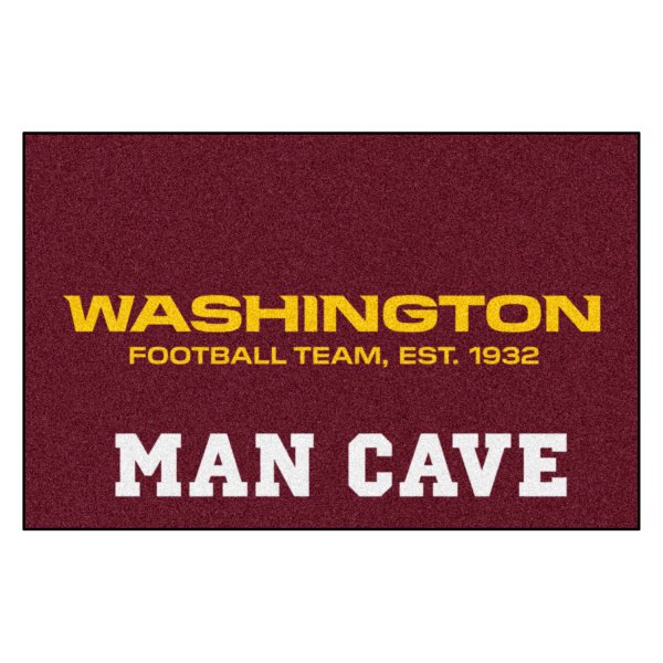 FanMats® - Washington Football Team 19" x 30" Nylon Face Man Cave Starter Mat