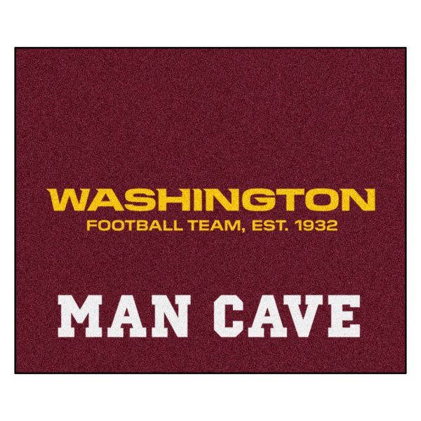 FanMats® - Washington Football Team 59.5" x 71" Nylon Face Man Cave Tailgater Mat