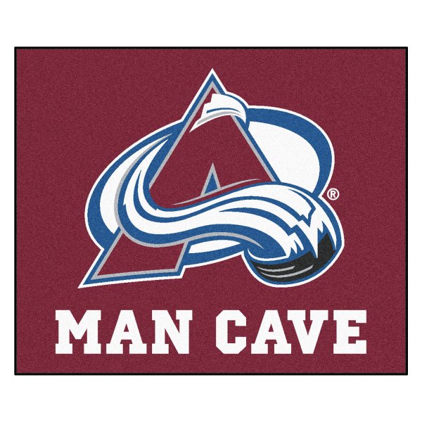 FanMats® - Colorado Avalanche 59.5" x 71" Nylon Face Man Cave Tailgater Mat with "Mountain A" Logo