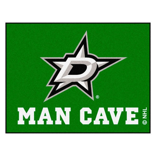 FanMats® - Dallas Stars 33.75" x 42.5" Nylon Face Man Cave All-Star Floor Mat with "D Star" Logo