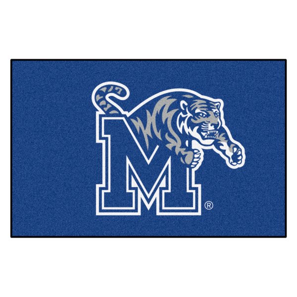 FanMats® - University of Memphis 19" x 30" Nylon Face Starter Mat with "M & Tiger" Logo
