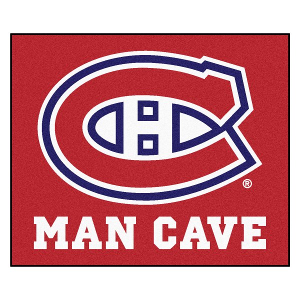 FanMats® - Montreal Canadiens 59.5" x 71" Nylon Face Man Cave Tailgater Mat with "C" Primary Logo