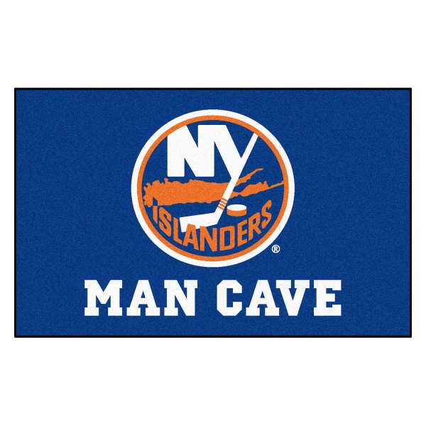 FanMats® - New York Islanders 60" x 96" Nylon Face Man Cave Ulti-Mat with "NY Islanders Circle" Logo