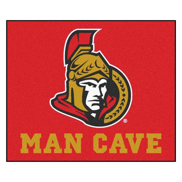 FanMats® - Ottawa Senators 59.5" x 71" Nylon Face Man Cave Tailgater Mat with "Senator" Logo