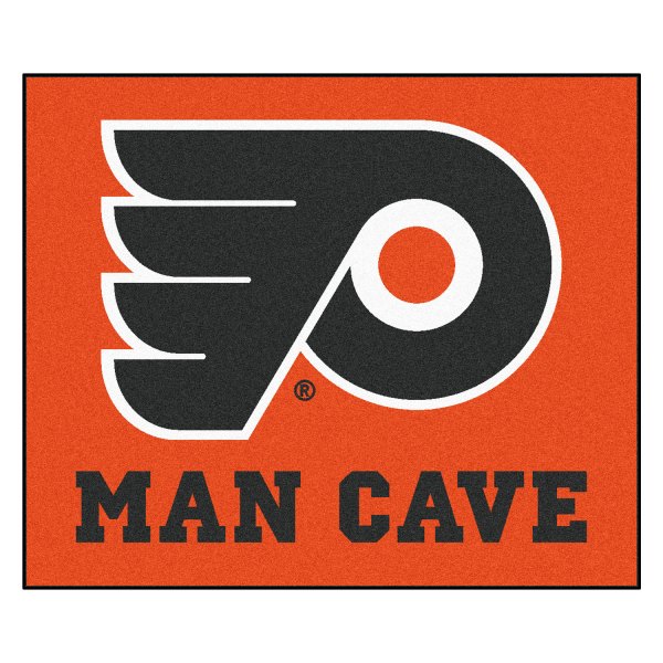 FanMats® - Philadelphia Flyers 59.5" x 71" Nylon Face Man Cave Tailgater Mat with "P" Logo