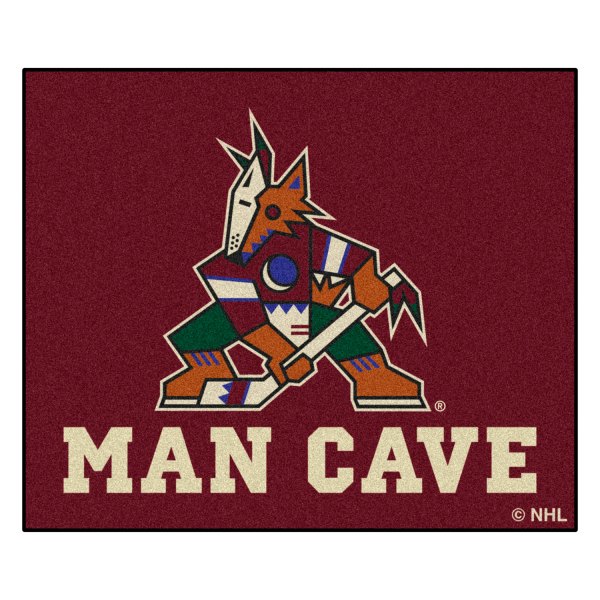 FanMats® - Arizona Coyotes 59.5" x 71" Nylon Face Man Cave Tailgater Mat with "Coyotes" Logo