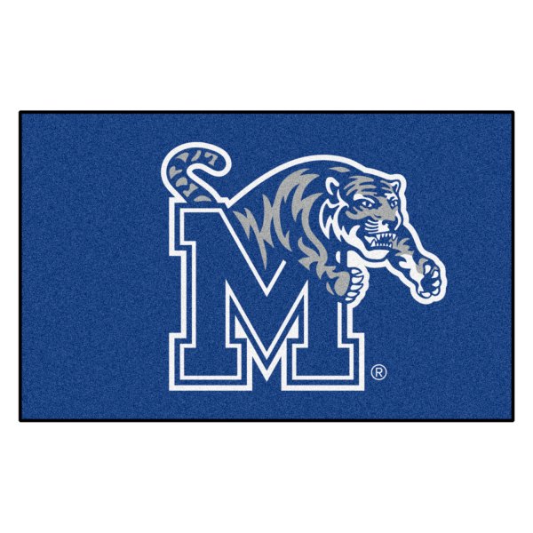 FanMats® - University of Memphis 60" x 96" Nylon Face Ulti-Mat with "M & Tiger" Logo