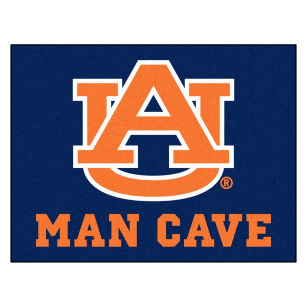 FanMats® - Auburn University 33.75" x 42.5" Nylon Face Man Cave All-Star Floor Mat with "AU" Logo