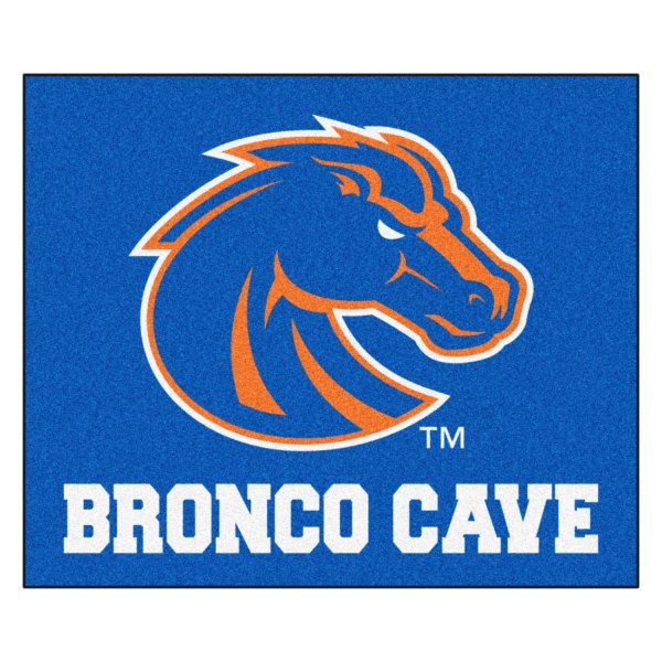 FanMats® - Boise State University 59.5" x 71" Nylon Face Man Cave Tailgater Mat with "Bronco" Logo