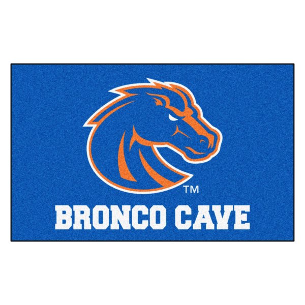 FanMats® - Boise State University 60" x 96" Nylon Face Man Cave Ulti-Mat with "Bronco" Logo