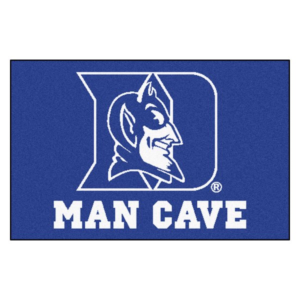 FanMats® - Duke University 19" x 30" Nylon Face Man Cave Starter Mat with "D & Devil" Logo
