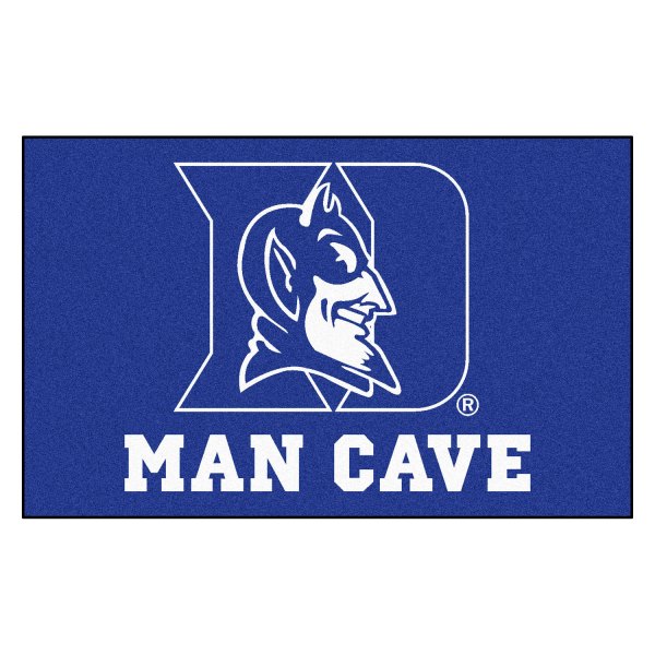 FanMats® - Duke University 60" x 96" Nylon Face Man Cave Ulti-Mat with "D & Devil" Logo