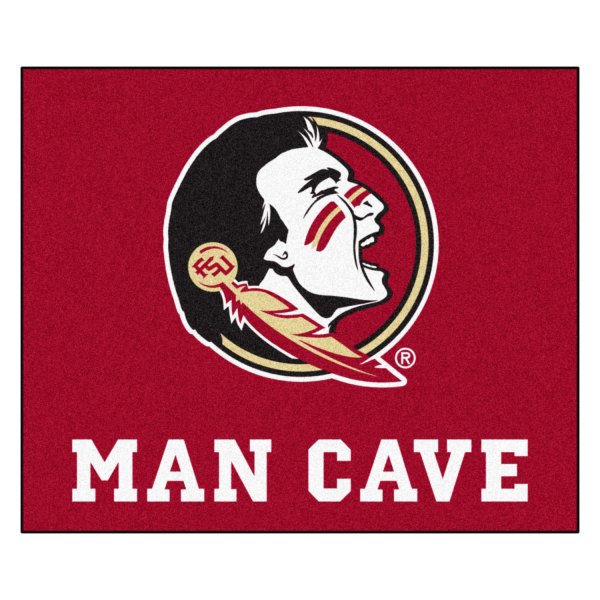 FanMats® - Florida State University 59.5" x 71" Nylon Face Man Cave Tailgater Mat with "Seminole" Logo