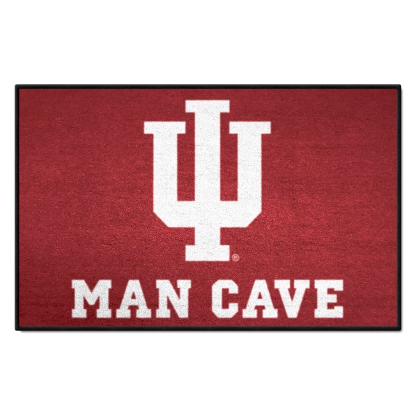 FanMats® - Indiana University 19" x 30" Nylon Face Man Cave Starter Mat with "IU" Logo