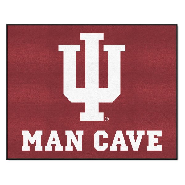 FanMats® - Indiana University 33.75" x 42.5" Nylon Face Man Cave All-Star Floor Mat with "IU" Logo