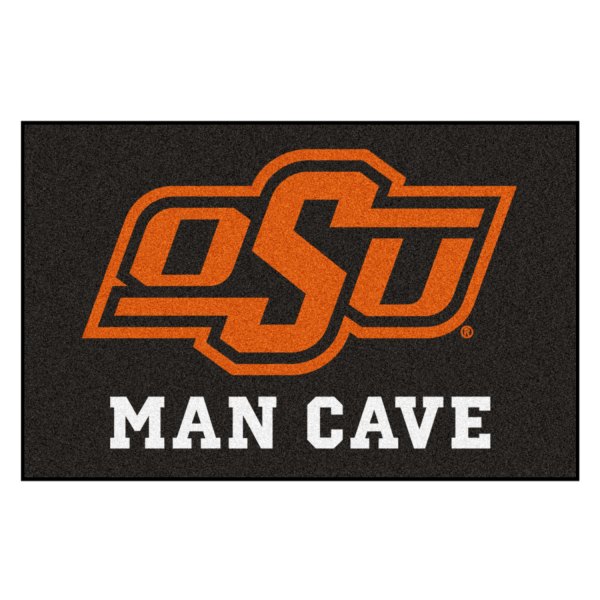 FanMats® - Oklahoma State University 19" x 30" Nylon Face Man Cave Starter Mat with "OSU" Logo