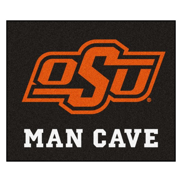 FanMats® - Oklahoma State University 59.5" x 71" Nylon Face Man Cave Tailgater Mat with "OSU" Logo