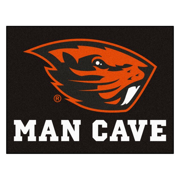 FanMats® - Oregon State University 33.75" x 42.5" Nylon Face Man Cave All-Star Floor Mat with "Beaver" Logo