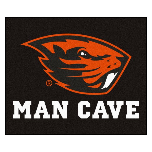 FanMats® - Oregon State University 59.5" x 71" Nylon Face Man Cave Tailgater Mat with "Beaver" Logo