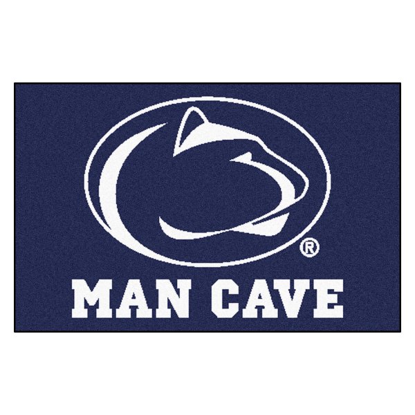 FanMats® - Penn State University 19" x 30" Nylon Face Man Cave Starter Mat with "Nittany Lion" Logo