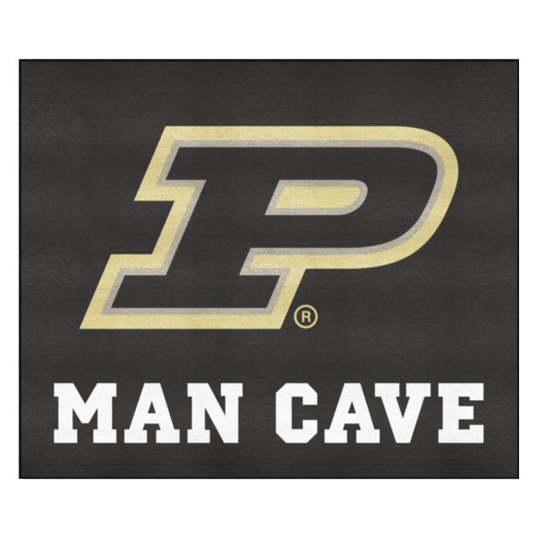 FanMats® - Purdue University 59.5" x 71" Nylon Face Man Cave Tailgater Mat with "P" Logo