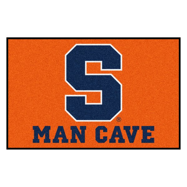 FanMats® - Syracuse University 19" x 30" Nylon Face Man Cave Starter Mat with "Block S" Logo