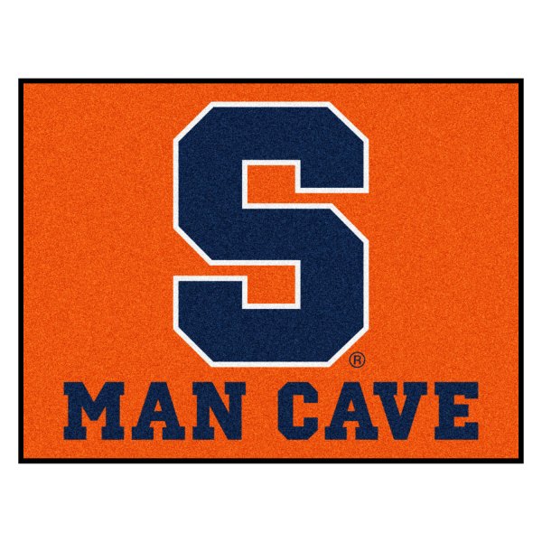 FanMats® - Syracuse University 33.75" x 42.5" Nylon Face Man Cave All-Star Floor Mat with "Block S" Logo