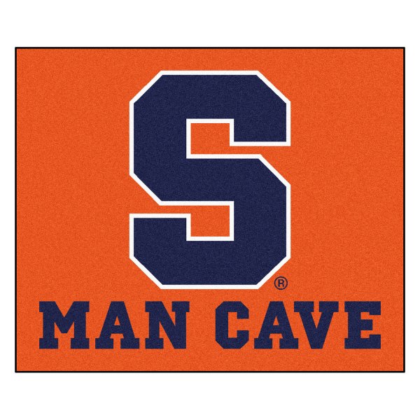 FanMats® - Syracuse University 59.5" x 71" Nylon Face Man Cave Tailgater Mat with "Block S" Logo