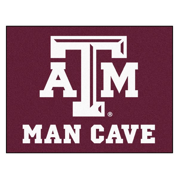 FanMats® - Texas A&M University 33.75" x 42.5" Nylon Face Man Cave All-Star Floor Mat with "ATM" Logo