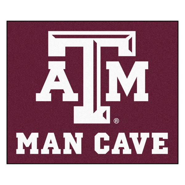 FanMats® - Texas A&M University 59.5" x 71" Nylon Face Man Cave Tailgater Mat with "ATM" Logo
