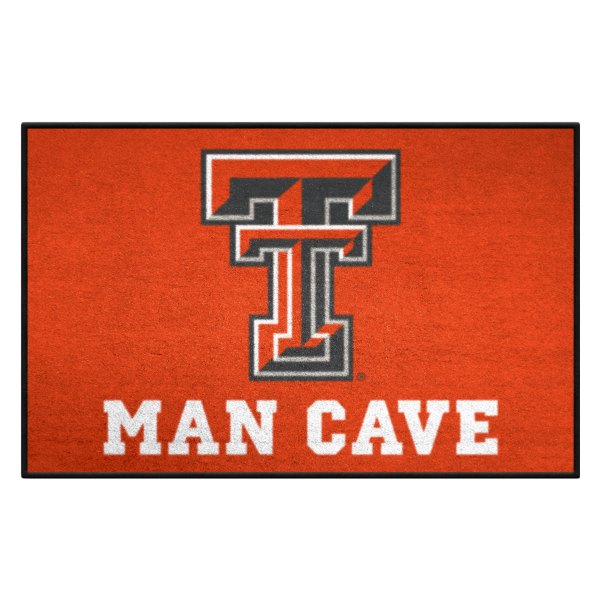 FanMats® - Texas Tech University 19" x 30" Nylon Face Man Cave Starter Mat with "TT" Logo