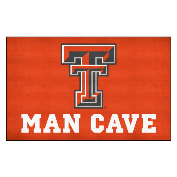 FanMats® - Texas Tech University 60" x 96" Nylon Face Man Cave Ulti-Mat with "TT" Logo