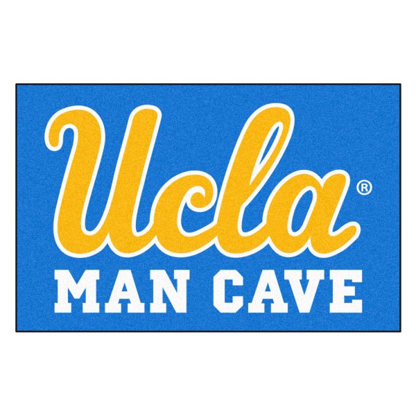 FanMats® - University of California (Los Angeles) 19" x 30" Nylon Face Man Cave Starter Mat with "script UCLA" Logo